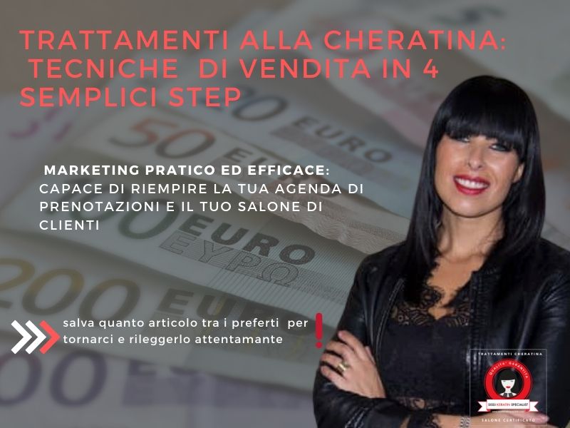 come vendere i trattamenti alla cheratina